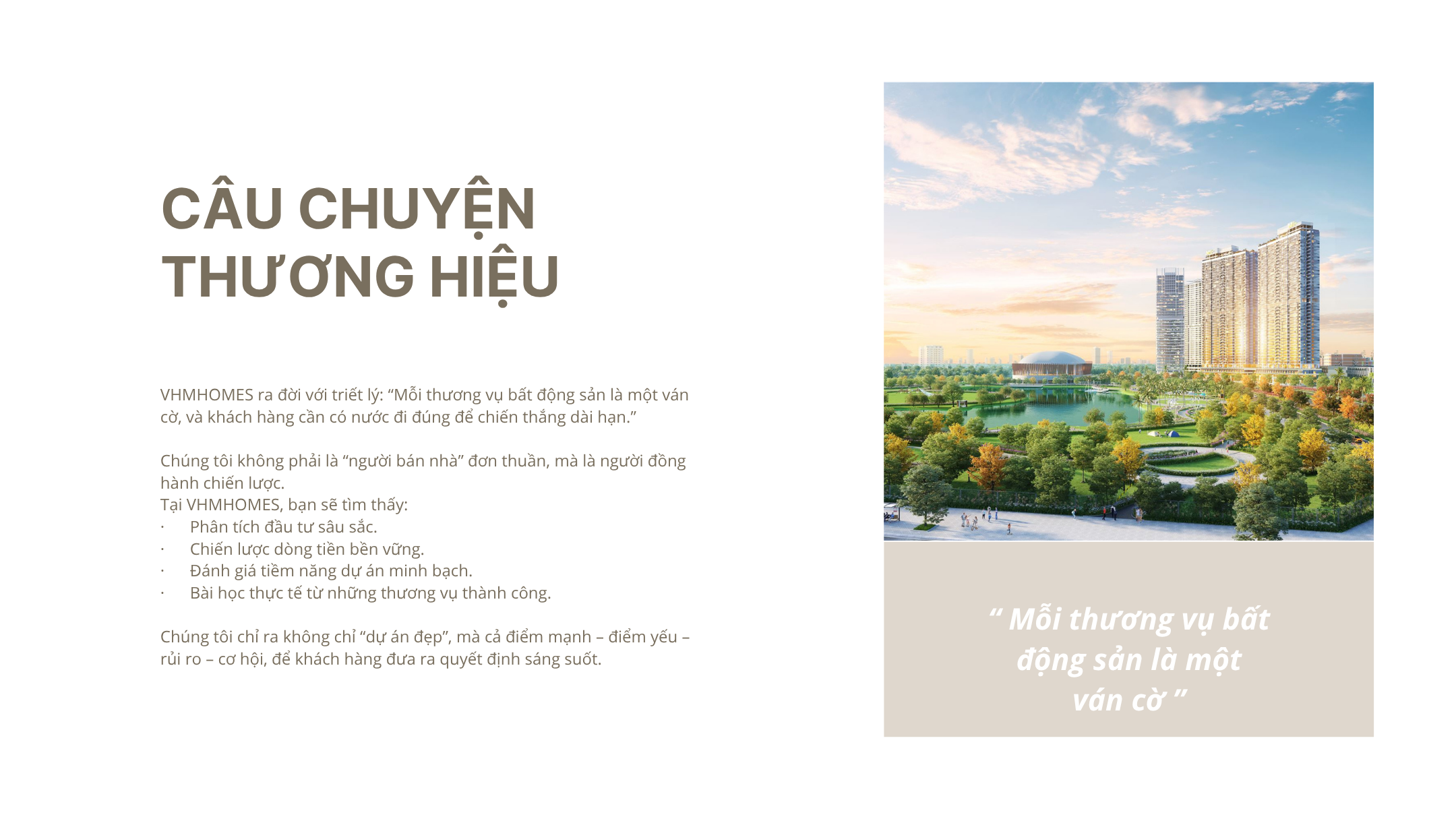 Ý nghĩa tên gọi VHMHOMES