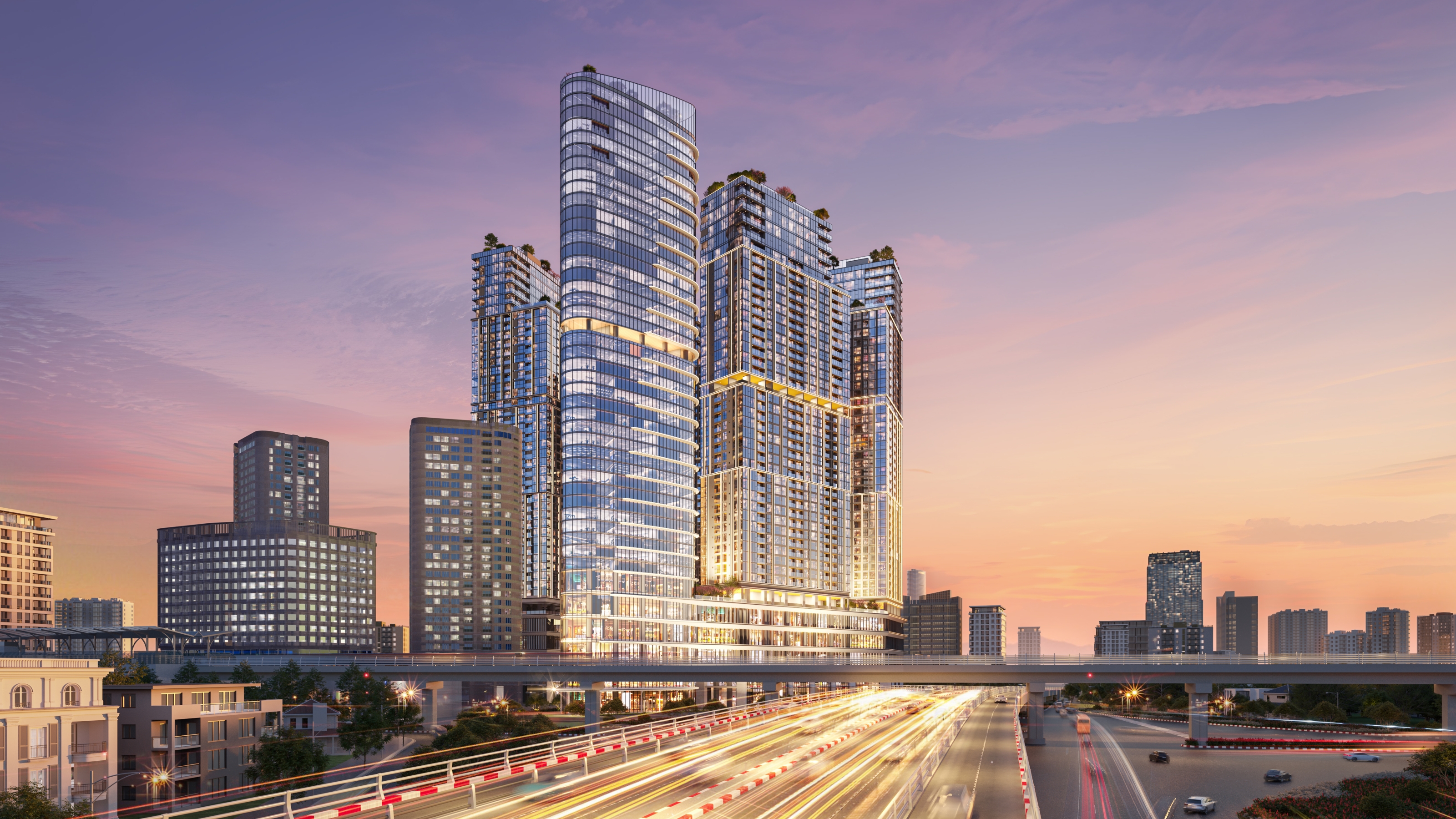 Một trong những lợi thế lớn nhất của chung cư Sun Feliza Suites Cầu Giấy chính là vị trí đắc địa