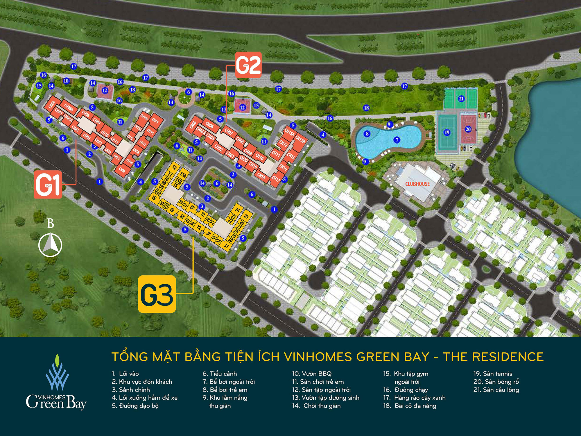 Tổng quan tòa G3 Vinhomes Greenbay
